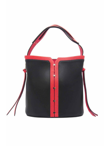 Sac seau Bicolore Noir