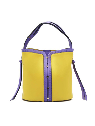 Sac Seau Bicolore Jaune